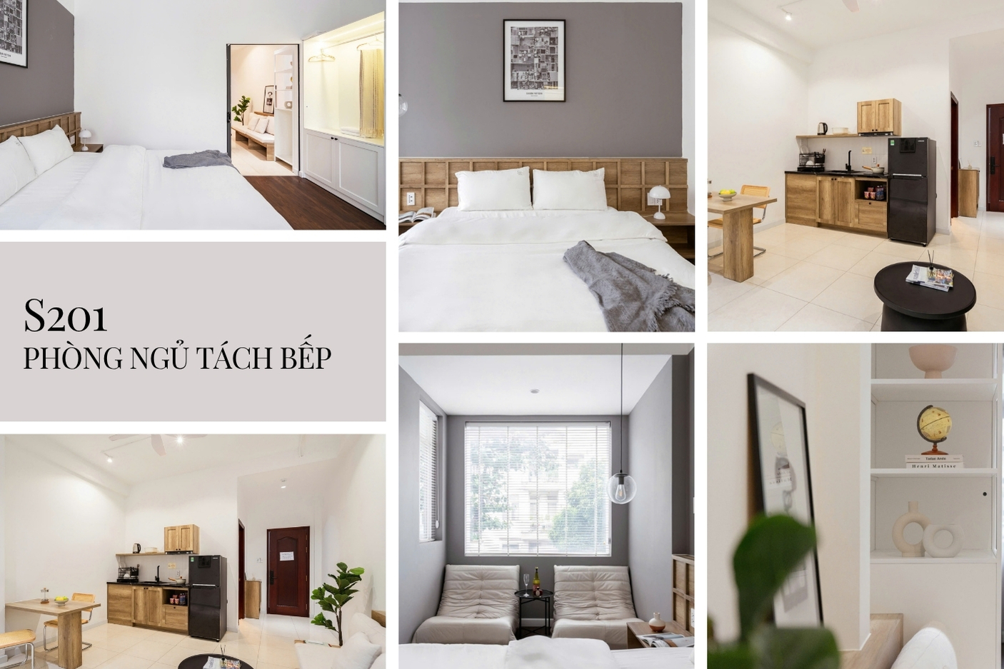 S201 - Ph&ograve;ng Ngủ T&aacute;ch Bếp - Sky Home - Homestay theo giờ quận 10 (1)