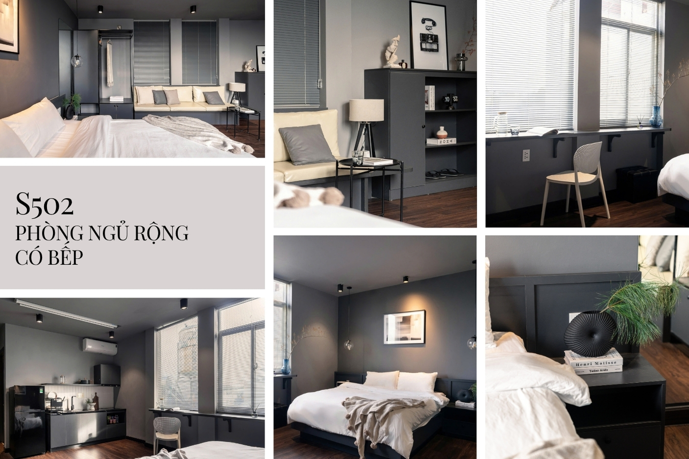 S502 - Ph&ograve;ng Ngủ T&aacute;ch Bếp - Sky Home - Homestay theo giờ quận 10 (1)